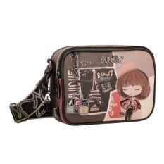 ANEKKE Bolsa de Tiracolo 2C Mademoiselle Preta | Ref. 280.41803-183