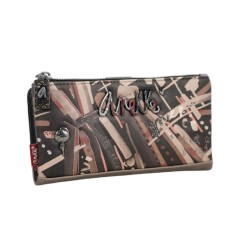 ANEKKE Carteira Grande Flexível RFID Parisian Preta | Ref. 280.41819-906