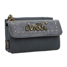 ANEKKE Porta-Moedas com Aba Boutique Azul | Ref. 280.41859-025