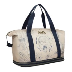 ANEKKE Saco de Viagem Expansível Studio Bege/Azul | Ref. 280.41588-003