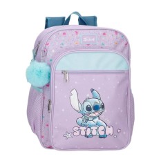 Mochila Escolar 38Cm STITCH Lovely Lilás | Ref. 186.3162341