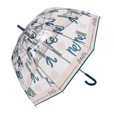 ANEKKE Guarda-Chuva Comprido Manual Vinil Real Transparente | Ref. 280.41473-213