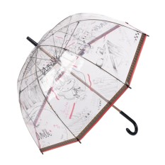 ANEKKE Guarda-Chuva Comprido Manual Vinil Studio Transparente | Ref. 280.41483-214