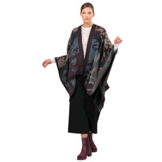 ANEKKE Poncho para Senhora Azul / Lilás | Ref. 280.41284-003