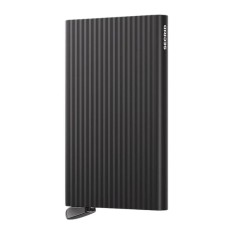 SECRID Porta-Cartões Premium Cardprotector Fluted Black+ | Ref. 297.CFI-B