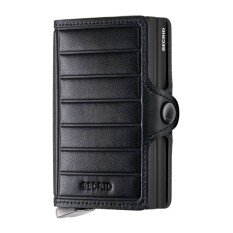 Carteira SECRID Premium Twinwallet Emboss Lines Black + | Ref. 297.TEL-B+