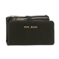 Carteira c/ Porta-Moedas Removível PEPE JEANS Gala Preta | Ref. 186.7248341
