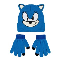 Conjunto Gorro e Luvas SONIC Azul | Ref. 299.2200010573