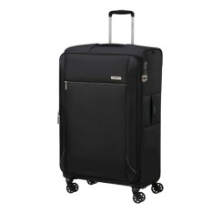 SAMSONITE Mala de Viagem Grande 78cm 4R Exp Base Breeze Preta | Ref. 92.154781-1041