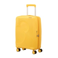 AT Mala de Cabine 55cm 4R Exp. Mickey Magic Amarelo Floral | Ref. 92.158710-A842