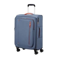 AT Mala de Viagem Média 67cm 4R Exp. CloudRider Azul Pedra | Ref. 92.157366-E612