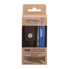 Conjunto Canivete OPINEL N.º 08 Trekking Azul c/ cordão + Bolsa | Ref. 314.OP001891
