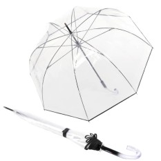 Guarda-Chuva KNIRPS Comp. Man. C.720 Transparent Solid Black | Ref. 300.9687601000