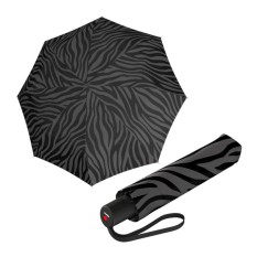Guarda-Chuva KNIRPS Dobrável A.200 Médio Duomatic Zebra Black | Ref. 300.9572018788