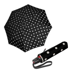 Guarda-Chuva KNRIPS Dobrável T.200 Médio Duomatic Dot Art Black | Ref. 300.9532014901