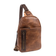 Mochila Transversal para Homem MATTIES Verota Castanho Claro | Ref. 132.4018012