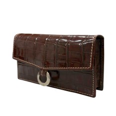 Porta Lenços de Senhora F.ANTUNES 53/151 Croco Castanho | Ref. 100.53/151