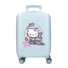 Mala de Cabine / Trolley 50cm 4R HELLO KITTY Mermaid Azul Claro | Ref. 186.4181311