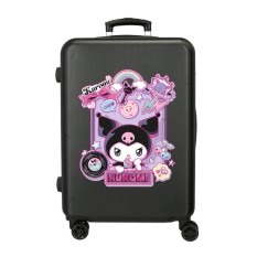Mala de Viagem / Trolley Médio 65cm 4R KUROMI Wonder Fest Preta | Ref. 186.4281211