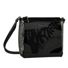 ANEKKE Bolsa de Tiracolo Quadrada Khroma Preta | Ref. 280.42603-039
