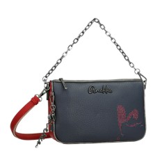 ANEKKE Bolsa de Ombro c/ Tiracolo Essentials Azul Marinho | Ref. 280.42603-588-3