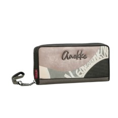 ANEKKE Carteira Grande Estampada RFID Khroma Preta | Ref. 280.42609-908
