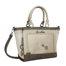 ANEKKE Mala de Senhora c/ Asas de Mão 3C Amphora Taupe | Ref. 280.42711-114