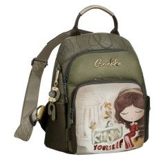 ANEKKE Mochila de Senhora Anti-Roubo Muse Verde Azeitona | Ref. 280.42705-213