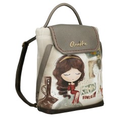 ANEKKE Mochila de Senhora c/ Aba Muse Bege | Ref. 280.42705-302