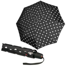 Guarda-Chuva KNRIPS Dobrável T.2 Duomatic Dot Art Black | Ref. 300.898784901
