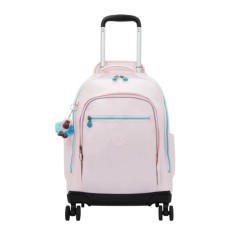 Mochila Escolar com Rodas KIPLING New Zea Sea Pink Met | Ref. 187.KI726752J