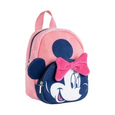 Mochila Infantil Peluche Premium 22cm MINNIE Rosa | Ref. 299.2100005843