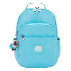 Mochila p/ Portátil 15” KIPLING Seoul College Extra Sea Blue Met | Ref. 187.KI351452D