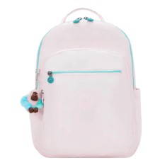 Mochila p/ Portátil 15” KIPLING Seoul College Extra Sea Pink Met | Ref. 187.KI351452J