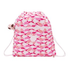 Mochila Saco KIPLING Supertaboo Pink Palm | Ref. 187.KI56371BV