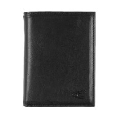 CAMEL ACTIVE Carteira Vertical c/ Porta-Moedas Wood Preta | Ref. 91.11803