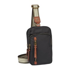 CAMEL ACTIVE Sling Mochila Pequena Bari Preta | Ref. 91.11779