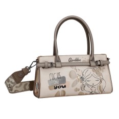 ANEKKE Bolsa de Alças Curtas c/ Tiracolo Olympia Bege | Ref. 280.42741-430