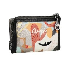 ANEKKE Carteira Média Flexível RFID Eikon Preta | Ref. 280.42759-912