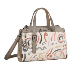 ANEKKE Mala de Alças Curtas c/ Tiracolo Olympia Bege | Ref. 280.42741-424