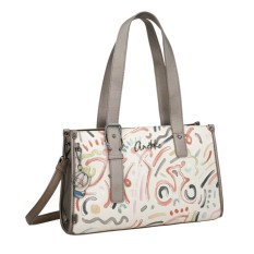 ANEKKE Mala de Ombro Alças Compridas Olympia Bege | Ref. 280.42742-424