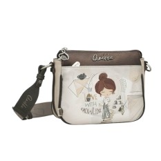 ANEKKE Mala de Tiracolo Pequena Sophia Bege | Ref. 280.42803-062