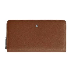 Carteira Continental com fecho 12CC MONTBLANC Sartorial Fauve