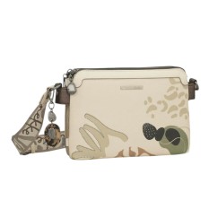 ANEKKE Bolsa de Tiracolo 2C Gaia Bege | Ref. 280.42873-160