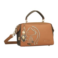 ANEKKE Bolsa de Tiracolo 2C Retangular Gaia Camel | Ref. 280.42873-443