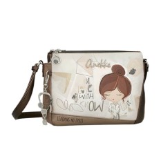ANEKKE Bolsa de Tiracolo 3C Sophia Bege | Ref. 280.42803-184