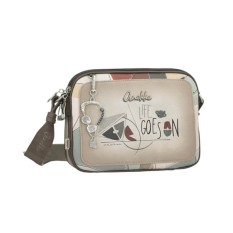 ANEKKE Bolsa de Tiracolo Tripla Auralis Taupe | Ref. 280.42813-188