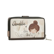 ANEKKE Carteira de Senhora Média RFID Sophia Bege | Ref. 280.42809-909