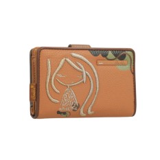 ANEKKE Carteira Média RFID Gaia Camel | Ref. 280.42879-902