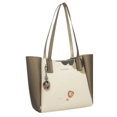 ANEKKE Mala de Ombro c/ Alças Curtas Gaia Bege | Ref. 280.42872-407